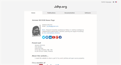 Desktop Screenshot of jdhp.org
